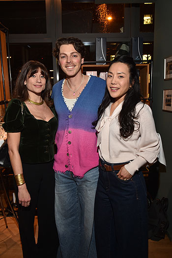 Nik Mosch, Prinzessin Jungeun Agnes von Isenburg, Eileen Lienau  Eröffnungsfeier anlässlich des Re-Opening des Restaurant „Monti Monaco“ in München am 11.02.2025 ©Foto: BrauerPhotos / Goran Nitschke 
